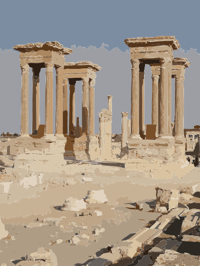 Palmyra Tetrapylon Request clipart