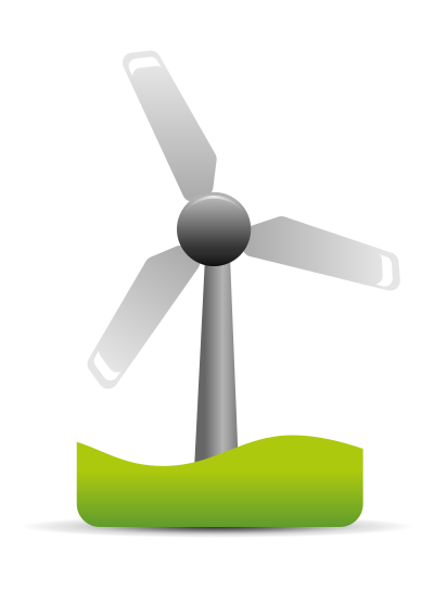 Palo eolico clipart