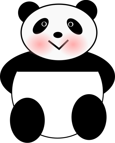 Panda clipart