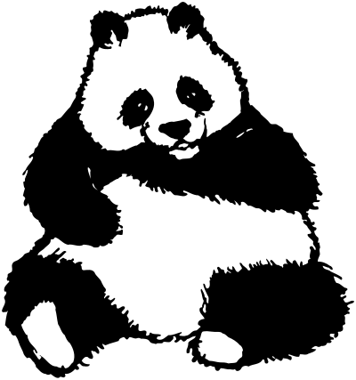 Panda clipart