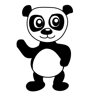 Panda clipart