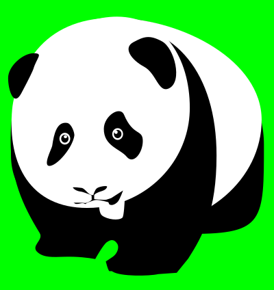 Panda bear clipart