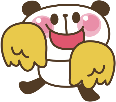Panda Cheerleader clipart