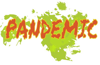 Pandemic Splatter Text clipart