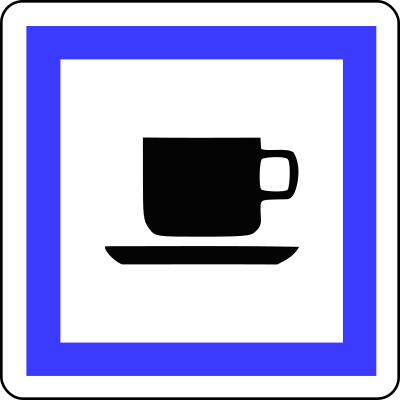 Panneau CE18 - DÃ©bit de boisson 7/7 clipart