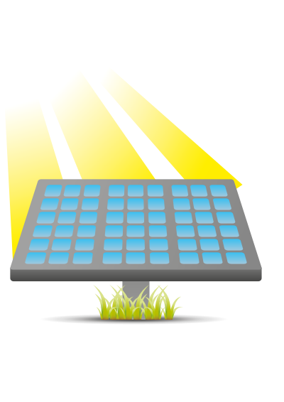 Pannello fotovoltaico clipart