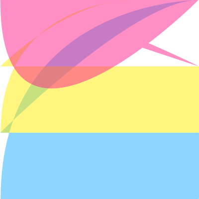 Pansexual pride flag profile filter clipart