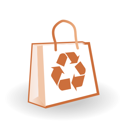 Paper bag vector clipart