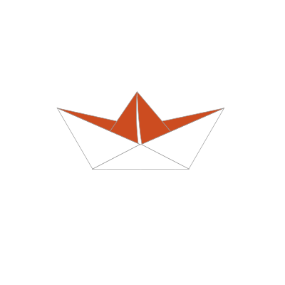Paper boat clipart