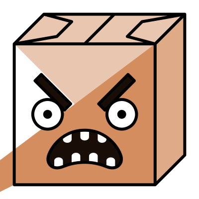 Paper box head clipart