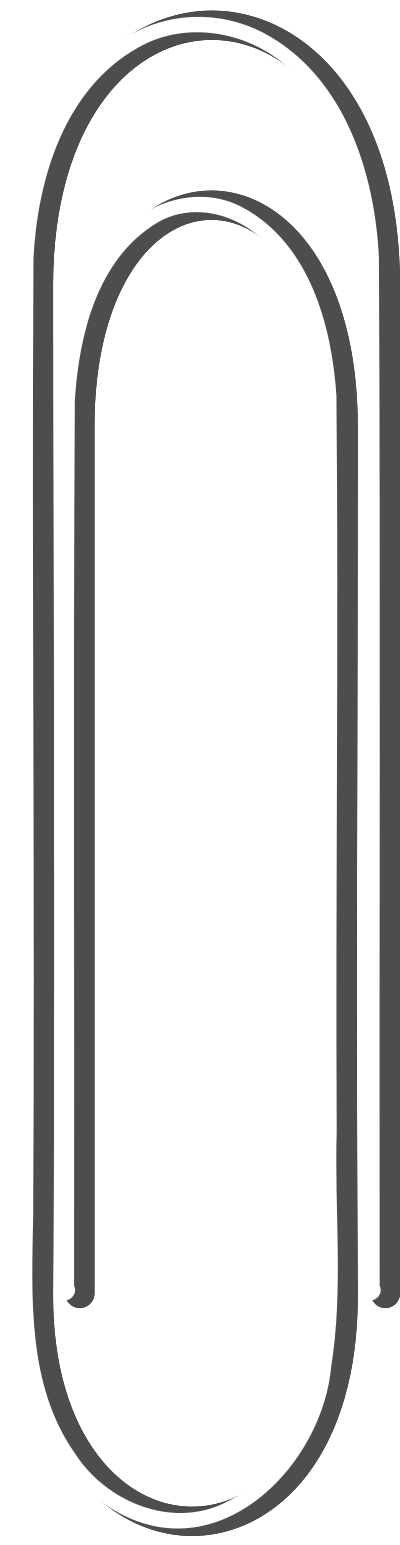 Paper clip clipart
