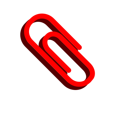 Paper clip clipart