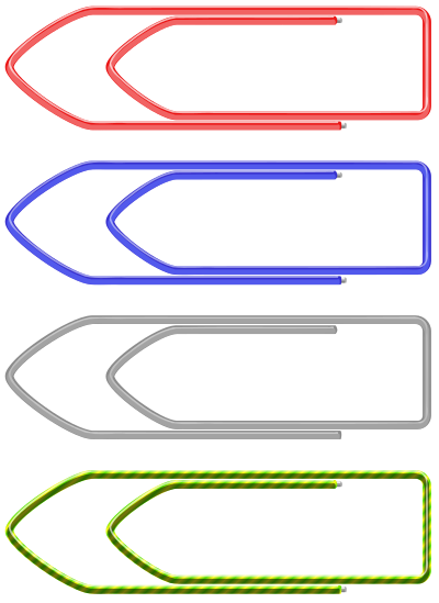 Paper clip clipart