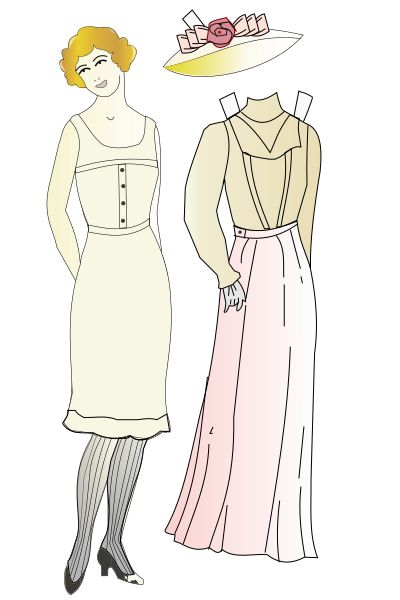 Paper doll clipart