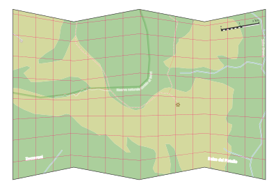 Paper map clipart