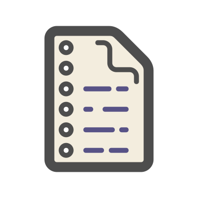 Paper Note - Colour clipart