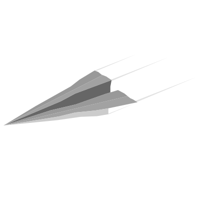 Paper Plane Minimal Flat design clipart
