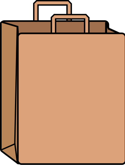 Paper Shopping Bag clipart