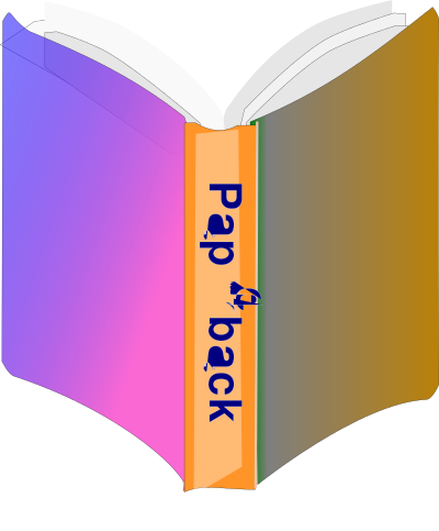 Paperback Book Icon clipart