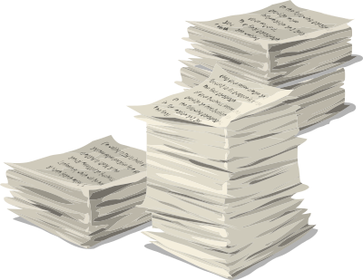 Paperwork with Text - Remix clipart