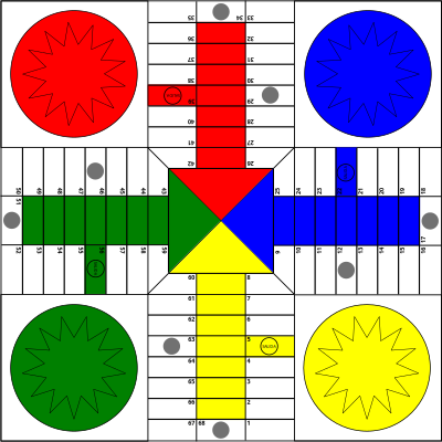 Parchis clipart