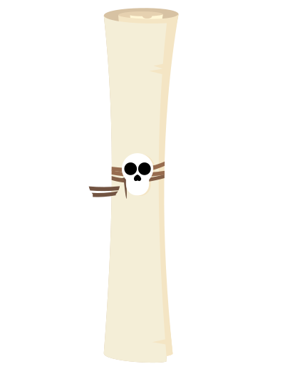 Parchment scroll clipart