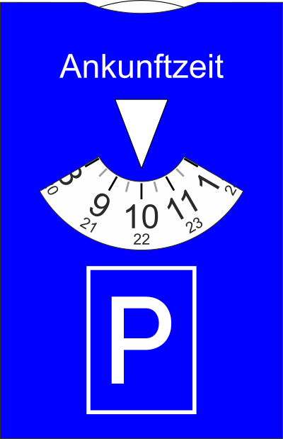 Parking Card clipart
