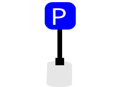 Parking sign clipart