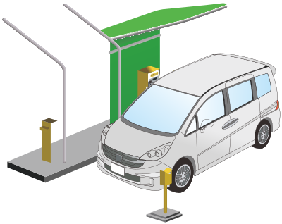 Parking system clipart