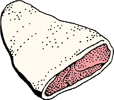 Parma ham clipart