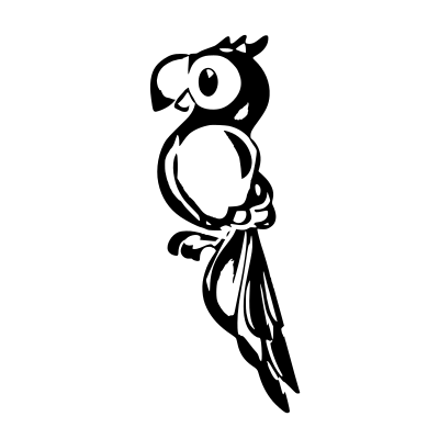 Parrot Outlines clipart