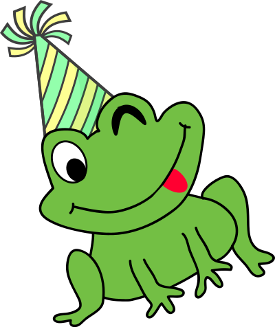 Party Frog clipart
