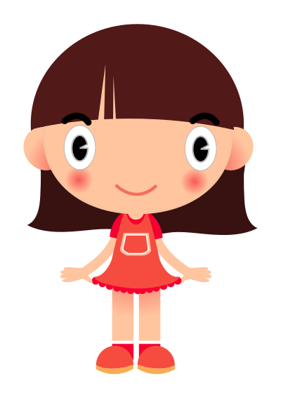 Party girl clipart