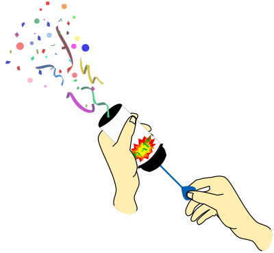 Party Popper clipart