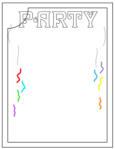 Party Sign clipart