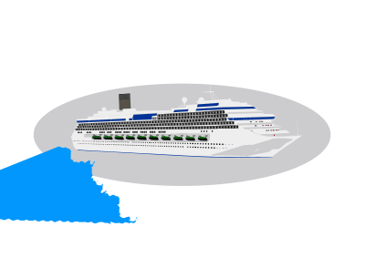 Passagierschiff clipart