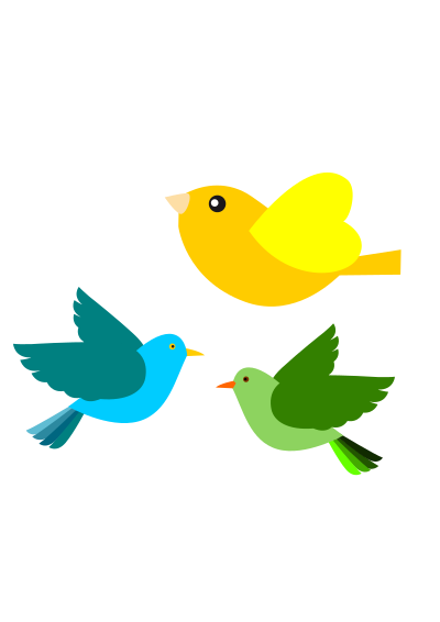 Passarinhos Birds clipart