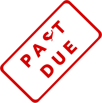 Past Due Business Stamp 1 clipart