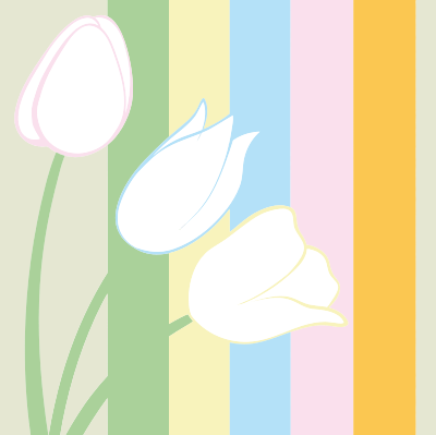 Pastel Tulips clipart
