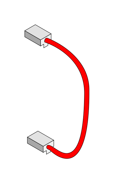 Patch cable clipart