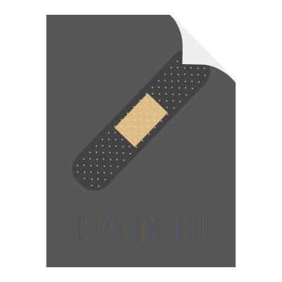 Patch Document clipart