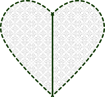Patchwork Heart clipart