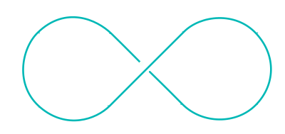 Path in infinity clipart