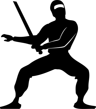 Pathetic ninja clipart