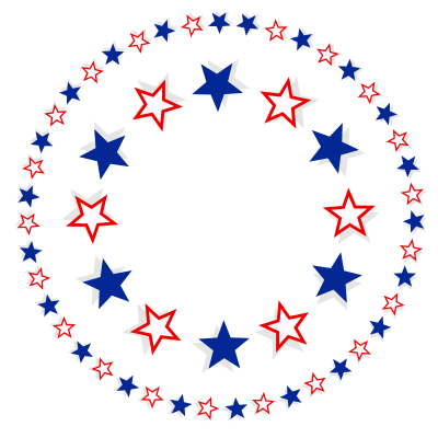 Patriotic Stars clipart