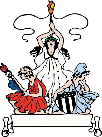 Patriotic women clipart