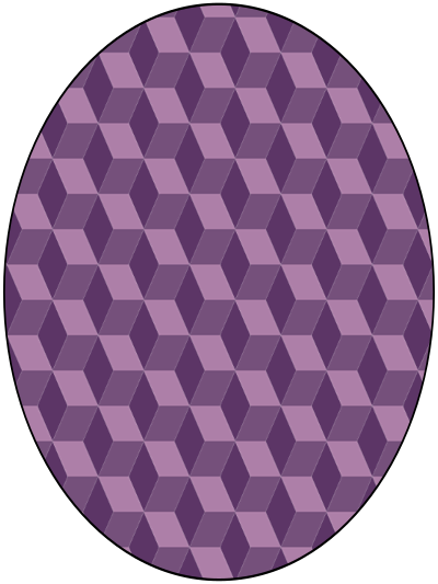 Pattern false cubes clipart