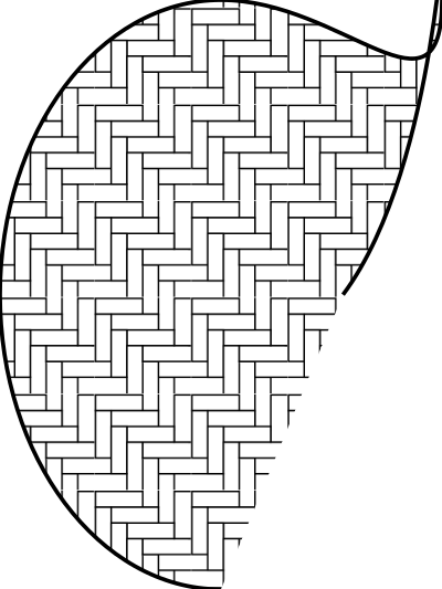 Pattern herringbone outline clipart