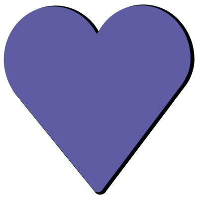 Patterned heart 10 clipart
