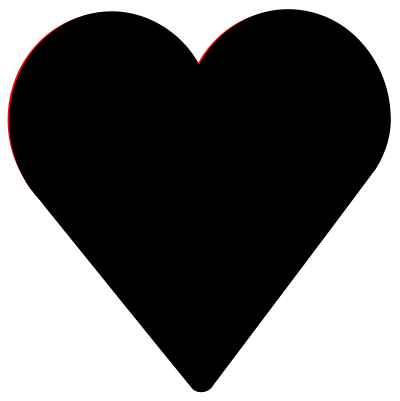 Patterned heart 19 clipart